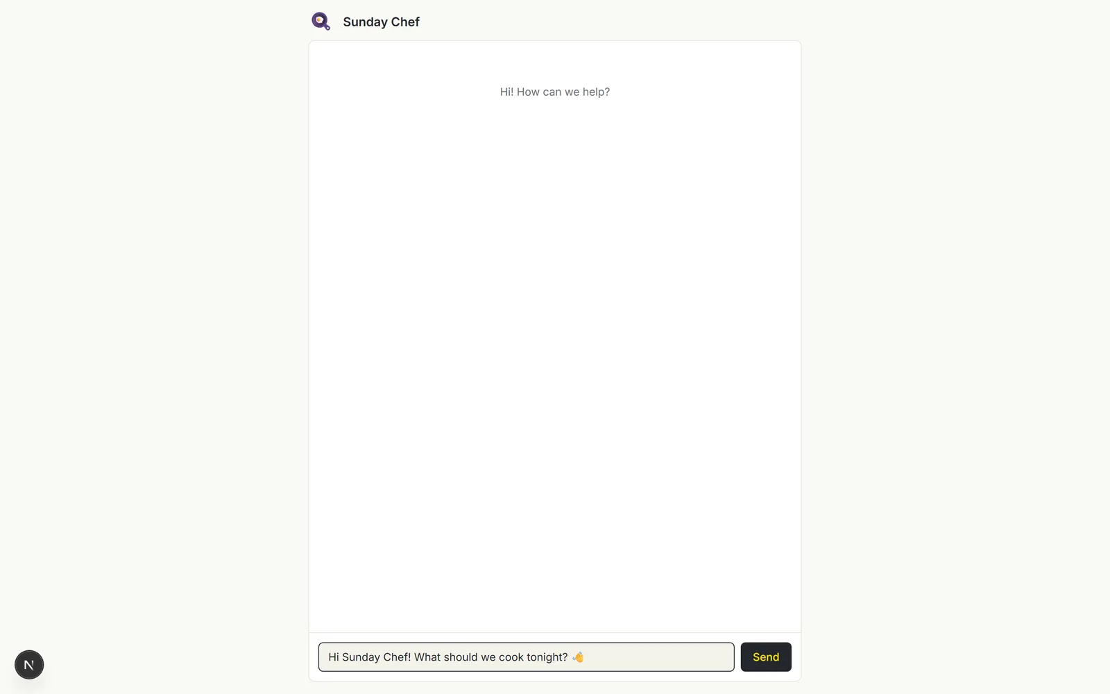 A public My AI Chatbot bot page that visitors can chat with, no account needed